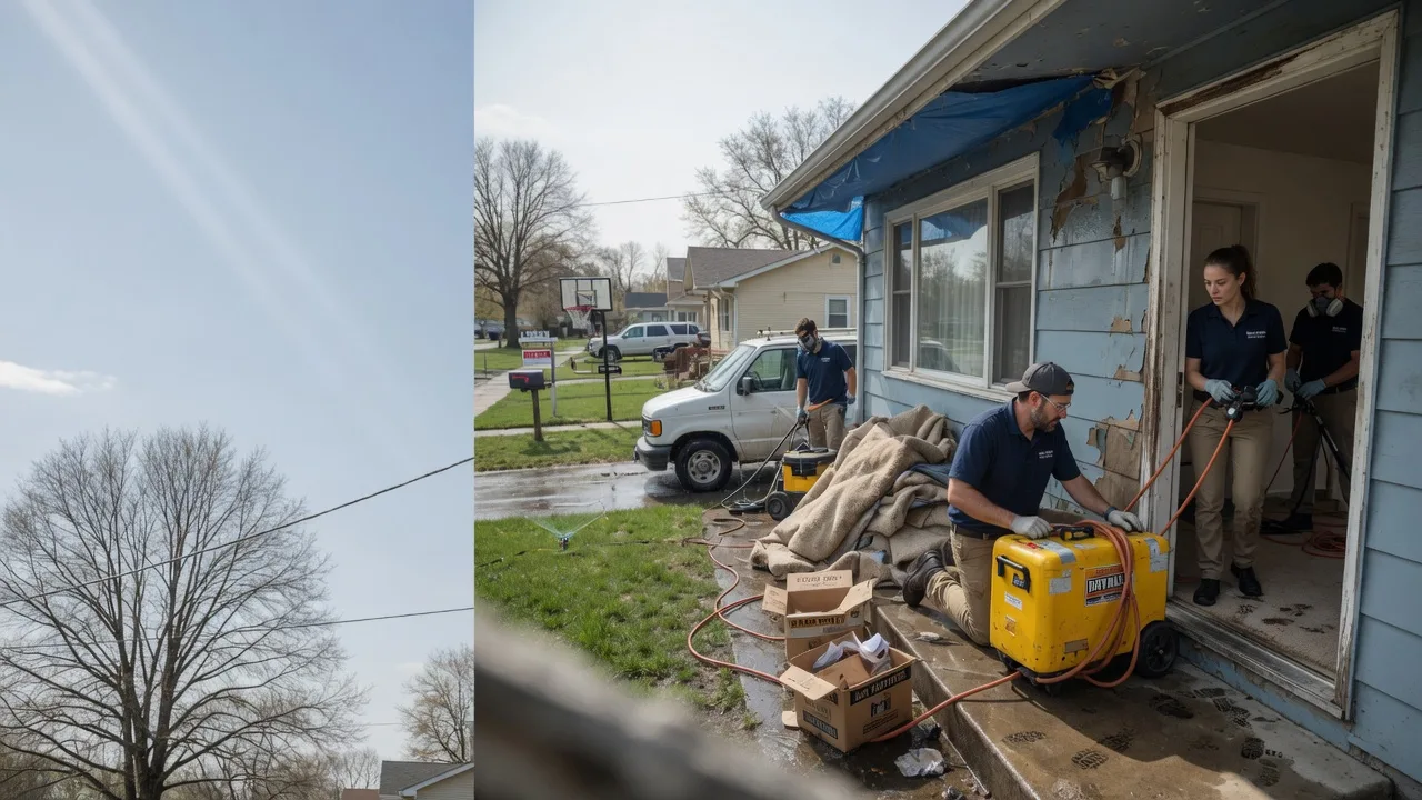Basement Flood Cleanup in Broken Arrow, OK near me